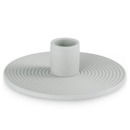 Świecznik MORAB  szary styl boho do wewnątrz ameliahome - CANDLEHOLDER/AH/MORAB/GREY/12X3,5