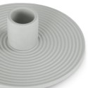 Świecznik MORAB  szary styl boho do wewnątrz ameliahome - CANDLEHOLDER/AH/MORAB/GREY/12X3,5