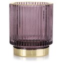 Świecznik POMPEY  liliowy ameliahome - CANDLEHOLDER/AH/POMPEY/MAUVE/ 7X8