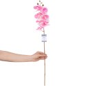 Sztuczny kwiat FALENI  różowy styl nowoczesny ameliahome - ARTFLOWER/AH/FALENI/ROSE/10PCS