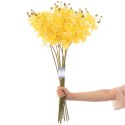 Sztuczny kwiat FALENI  żółty styl nowoczesny ameliahome - ARTFLOWER/AH/FALENI/HONEY/10PCS