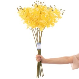 Sztuczny kwiat FALENI  żółty styl nowoczesny ameliahome - ARTFLOWER/AH/FALENI/HONEY/10PCS