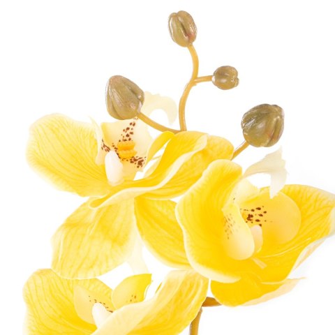 Sztuczny kwiat FALENI  żółty styl nowoczesny ameliahome - ARTFLOWER/AH/FALENI/HONEY/10PCS