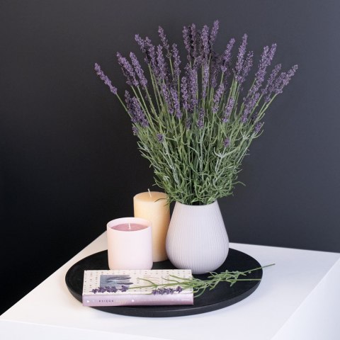 Sztuczny kwiat LAVI  fioletowy styl boho ameliahome - ARTFLOWER/AH/LAVI/27/10PCS