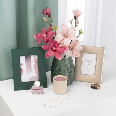 Sztuczny kwiat MAGNOLI  różowy styl nowoczesny ameliahome - ARTFLOWER/AH/MAGNOLI/BURGUNDY/10PCS