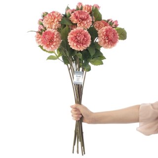 Sztuczny kwiat PIWONI  koralowy styl nowoczesny ameliahome - ARTFLOWER/AH/PIWONI/ROSE/10PCS