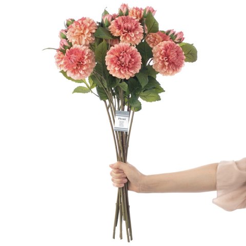 Sztuczny kwiat PIWONI  koralowy styl nowoczesny ameliahome - ARTFLOWER/AH/PIWONI/ROSE/10PCS