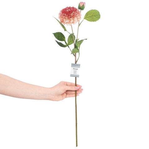 Sztuczny kwiat PIWONI  koralowy styl nowoczesny ameliahome - ARTFLOWER/AH/PIWONI/ROSE/10PCS
