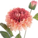 Sztuczny kwiat PIWONI  koralowy styl nowoczesny ameliahome - ARTFLOWER/AH/PIWONI/ROSE/10PCS