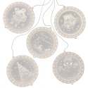 Dekoracja świąteczna CHRISTMAS MOOD  transparentny do wewnątrz ameliahome - LEDPL/AH/CHRISTMASMOOD/ROUND/SET/5PCS