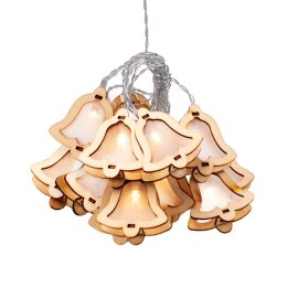 Dekoracja świąteczna CRALA decoking - LEDLIG/CRALA/WOODENBELL/WWH/10PCS