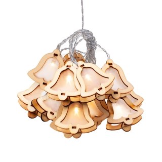 Dekoracja świąteczna CRALA decoking - LEDLIG/CRALA/WOODENBELL/WWH/10PCS