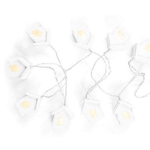 Dekoracja świąteczna CRALA  biały do wewnątrz decoking - LEDLIG/CRALA/WOODENHUT/WWH/10PCS