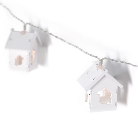 Dekoracja świąteczna CRALA  biały do wewnątrz decoking - LEDLIG/CRALA/WOODENHUT/WWH/10PCS