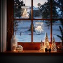 Dekoracja świąteczna JINGLEBELLS  transparentny do wewnątrz ameliahome - LEDPL/AH/JINGLEBELLS/RECT/1PC