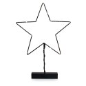 Dekoracja świąteczna LUNA styl industrialny do wewnątrz decoking - LEDDECO/LUNA/STAR/WWH/20LEDS