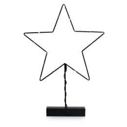 Dekoracja świąteczna LUNA styl industrialny do wewnątrz decoking - LEDDECO/LUNA/STAR/WWH/20LEDS