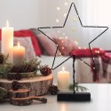 Dekoracja świąteczna LUNA styl industrialny do wewnątrz decoking - LEDDECO/LUNA/STAR/WWH/20LEDS