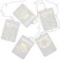 Dekoracja świąteczna REINDEERS MESS  transparentny do wewnątrz ameliahome - LEDPL/AH/REINDEERSMESS/RECT/SET/5PCS