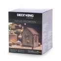 Dekoracja świąteczna SILVA styl klasyczny do wewnątrz decoking - LEDDECO/SILVA/HUT/WWH/5LEDS