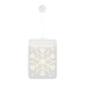Dekoracja świąteczna SNOWBALL  transparentny do wewnątrz ameliahome - LEDPL/AH/SNOWBALL/RECT/1PC
