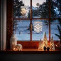 Dekoracja świąteczna SNOWBALL  transparentny do wewnątrz ameliahome - LEDPL/AH/SNOWBALL/RECT/1PC
