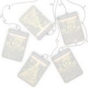 Dekoracja świąteczna WINTERY  transparentny do wewnątrz ameliahome - LEDPL/AH/WINTERY/RECT/SET/5PCS