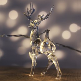 Dekoracja świąteczna decoking - LEDLIG/CHREINDEERS/CLEAR/UNI/10PCS