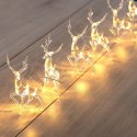 Dekoracja świąteczna decoking - LEDLIG/CHREINDEERS/CLEAR/UNI/10PCS