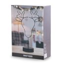 Dekoracja świąteczna  czarny styl industrialny do wewnątrz decoking - LEDDECO/LUNA/REINDEER/WWH/30LEDS