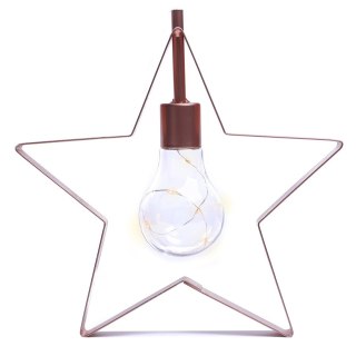 Dekoracja świąteczna  złoty styl industrialny decoking - LEDDECO/PRINCE/COOPER,WWH/5LED