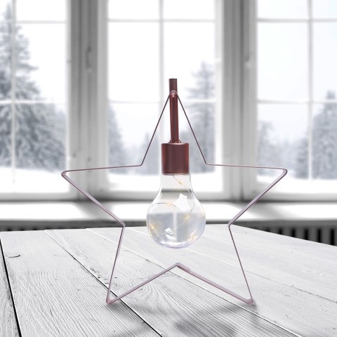Dekoracja świąteczna  złoty styl industrialny decoking - LEDDECO/PRINCE/COOPER,WWH/5LED