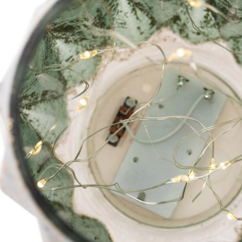 Dekoracja świetlna CORDOBA  butelkowa zieleń styl glamour do wewnątrz ameliahome - LEDDECO/AH/CORDOBA/BOTTLEGREEN/12X13