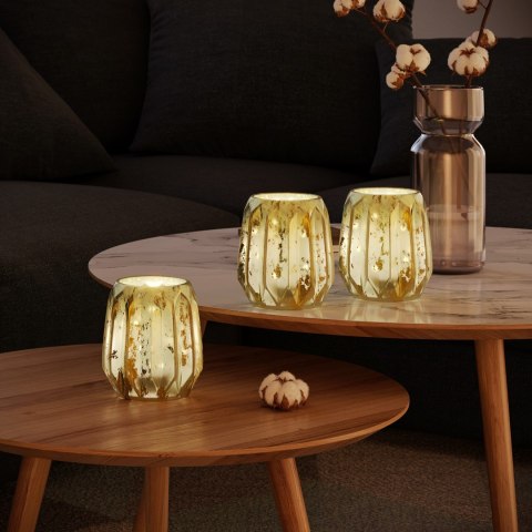 Dekoracja świetlna CORDOBA  butelkowa zieleń styl glamour do wewnątrz ameliahome - LEDDECO/AH/CORDOBA/BOTTLEGREEN/12X13