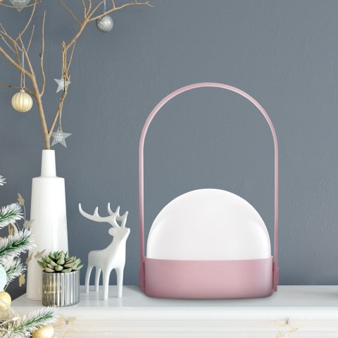 Dekoracja świetlna KAMPI  różowy styl nowoczesny do wewnątrz decoking - LEDDECO/KAMPI/PINK/M/CWH/1PC
