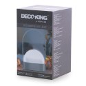 Dekoracja świetlna KAMPI  szary styl nowoczesny do wewnątrz decoking - LEDDECO/KAMPI/GREY/M/CWH/1PC