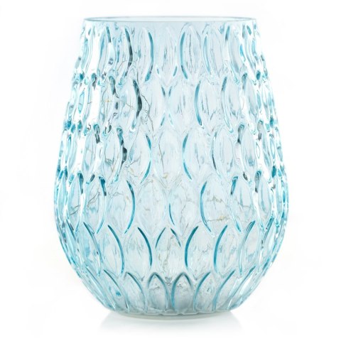 Dekoracja świetlna MADRID  błękitny styl klasyczny do wewnątrz ameliahome - LEDDECO/AH/MADRID/BABYBLUE/14X19,2