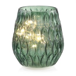 Dekoracja świetlna MADRID  butelkowa zieleń styl klasyczny do wewnątrz ameliahome - LEDDECO/AH/MADRID/BOTTLEGREEN/11X13