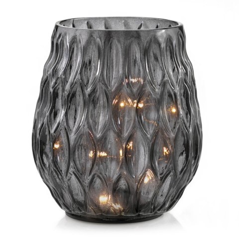 Dekoracja świetlna MADRID  czarny styl klasyczny do wewnątrz ameliahome - LEDDECO/AH/MADRID/BLACK/11X13