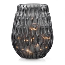 Dekoracja świetlna MADRID  czarny styl klasyczny do wewnątrz ameliahome - LEDDECO/AH/MADRID/BLACK/14X19,2