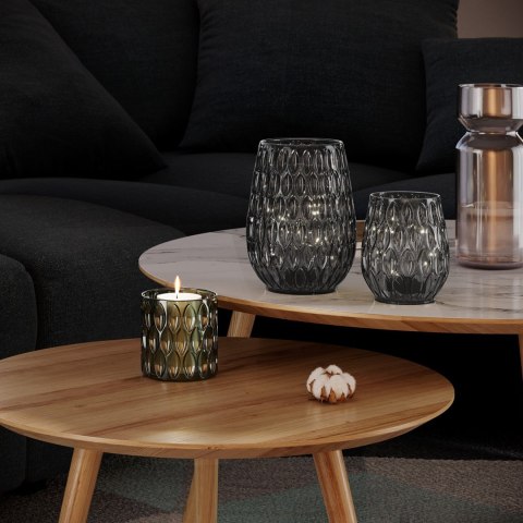 Dekoracja świetlna MADRID  czarny styl klasyczny do wewnątrz ameliahome - LEDDECO/AH/MADRID/BLACK/14X19,2
