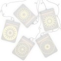 Dekoracja świetlna MANDALA  transparentny styl klasyczny do wewnątrz ameliahome - LEDPL/AH/MANDALA/RECT/SET/5PCS