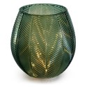 Dekoracja świetlna MURCIA  butelkowa zieleń styl boho do wewnątrz ameliahome - LEDDECO/AH/MURCIA/BOTTLEGREEN/16X17,5