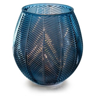 Dekoracja świetlna MURCIA  niebieski styl boho do wewnątrz ameliahome - LEDDECO/AH/MURCIA/NAVY/16X17,5