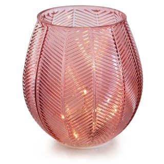 Dekoracja świetlna MURCIA  pudrowy róż styl boho do wewnątrz ameliahome - LEDDECO/AH/MURCIA/POWDERPINK/16X17,5