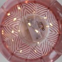 Dekoracja świetlna MURCIA  pudrowy róż styl boho do wewnątrz ameliahome - LEDDECO/AH/MURCIA/POWDERPINK/16X17,5