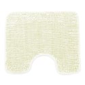 Mata łazienkowa BATI  biały motyw nowoczesny 50x80+40x50 ameliahome - BATHMAT/AH/BATI/SET/WHITE/50X80+40X50