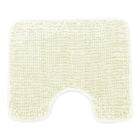 Mata łazienkowa BATI  biały motyw nowoczesny 50x80+40x50 ameliahome - BATHMAT/AH/BATI/SET/WHITE/50X80+40X50