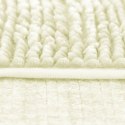 Mata łazienkowa BATI  biały motyw nowoczesny 50x80+40x50 ameliahome - BATHMAT/AH/BATI/SET/WHITE/50X80+40X50