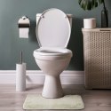 Mata łazienkowa BATI  biały motyw nowoczesny 50x80+40x50 ameliahome - BATHMAT/AH/BATI/SET/WHITE/50X80+40X50